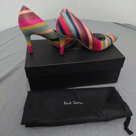 Paul Smith rinbow soft real leather heels - Picture 2 of 7